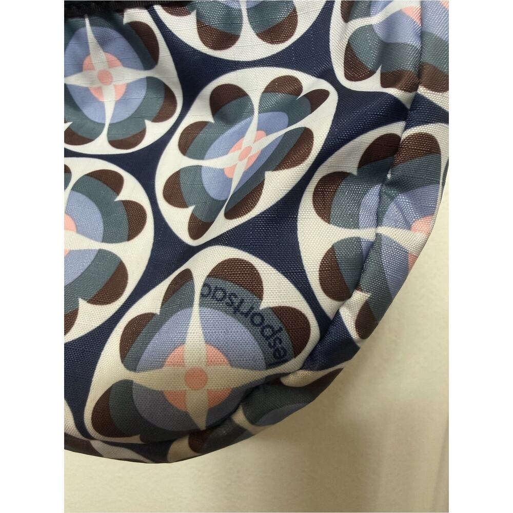 LeSportSac blue and white hobo nylon purse - Picture 7 of 11
